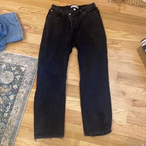 A&F dad high rise size 28/6